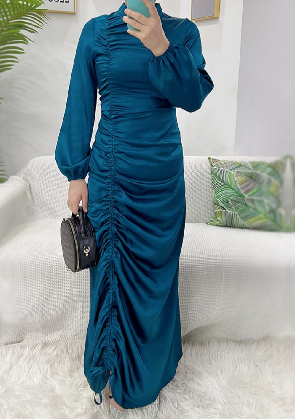 Aainah Pleated Dress