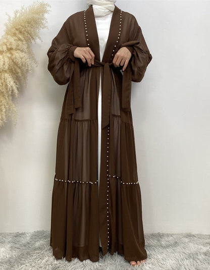 Chiffon Pearl Abaya