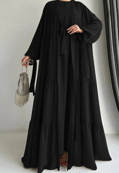 Noori Chiffon Abaya Set