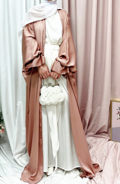 Maahwish Satin Abaya