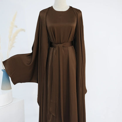Lamiah Satin Abaya Set