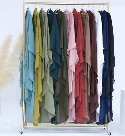 Rumaisa Chiffon Khimar