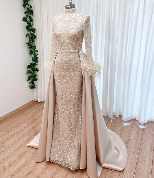 Elise Floral Sequin Gown