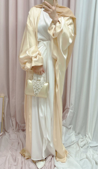 Maahwish Satin Abaya