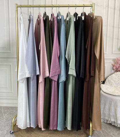 Inaya Classic Satin Abaya