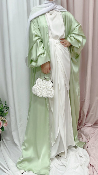Maahwish Satin Abaya