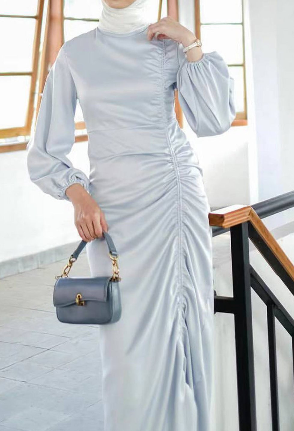 Aainah Pleated Dress