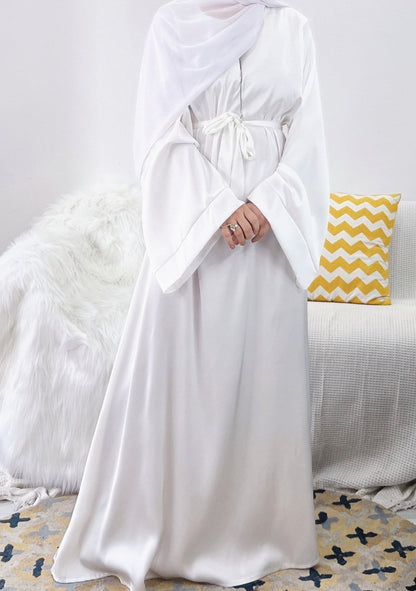 Samreen Satin Abaya