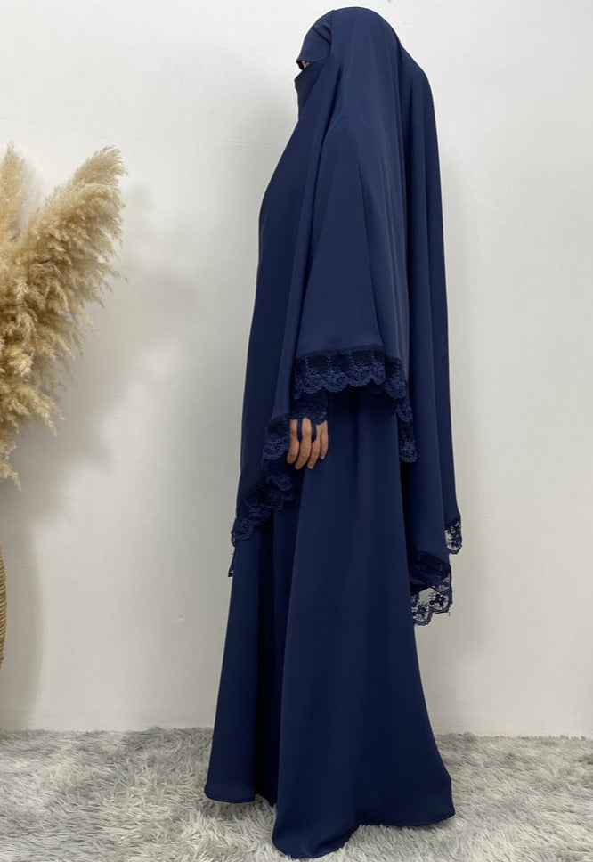 Seema Lace Jilbab set