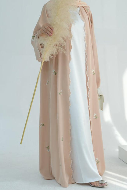 Zaleri Floral Abaya Set
