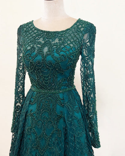Rayna Beaded Lace Gown