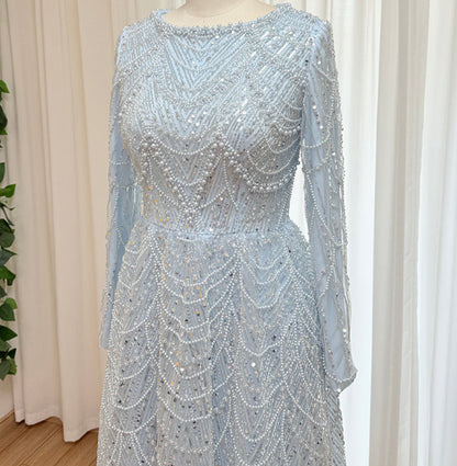 Aarya Beaded Flare Gown