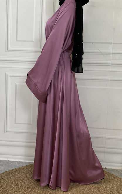Inaya Classic Satin Abaya