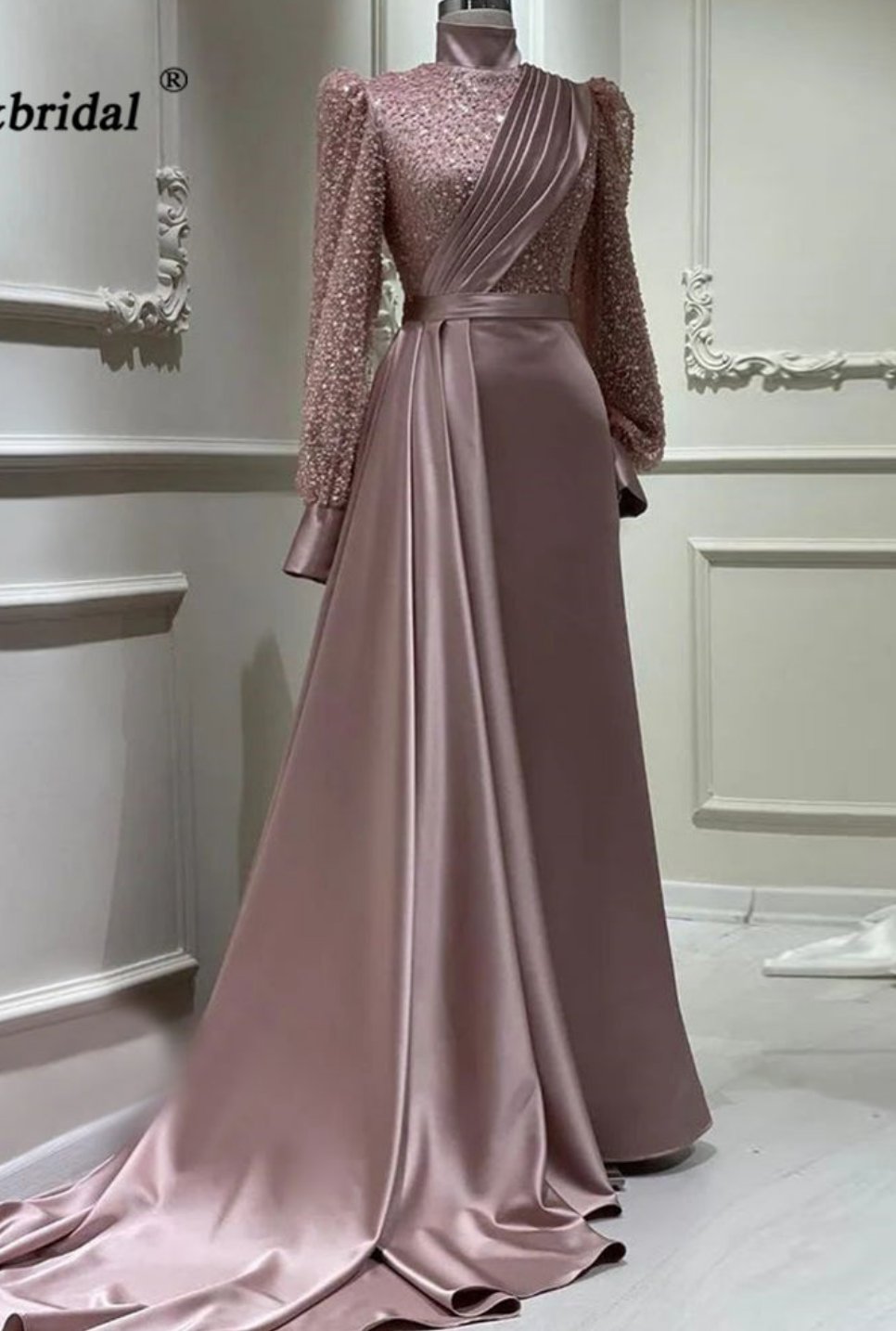 Yasmin Satin Gown