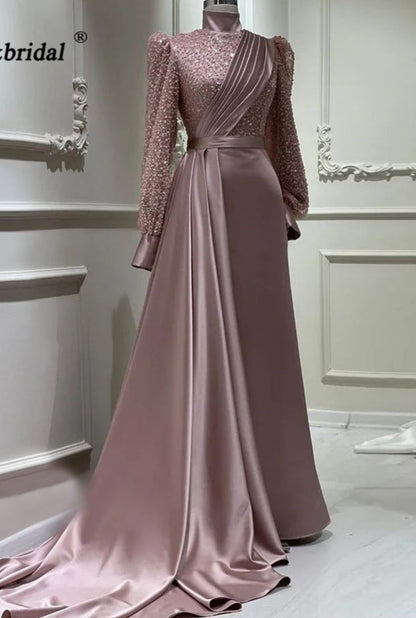 Yasmin Satin Gown