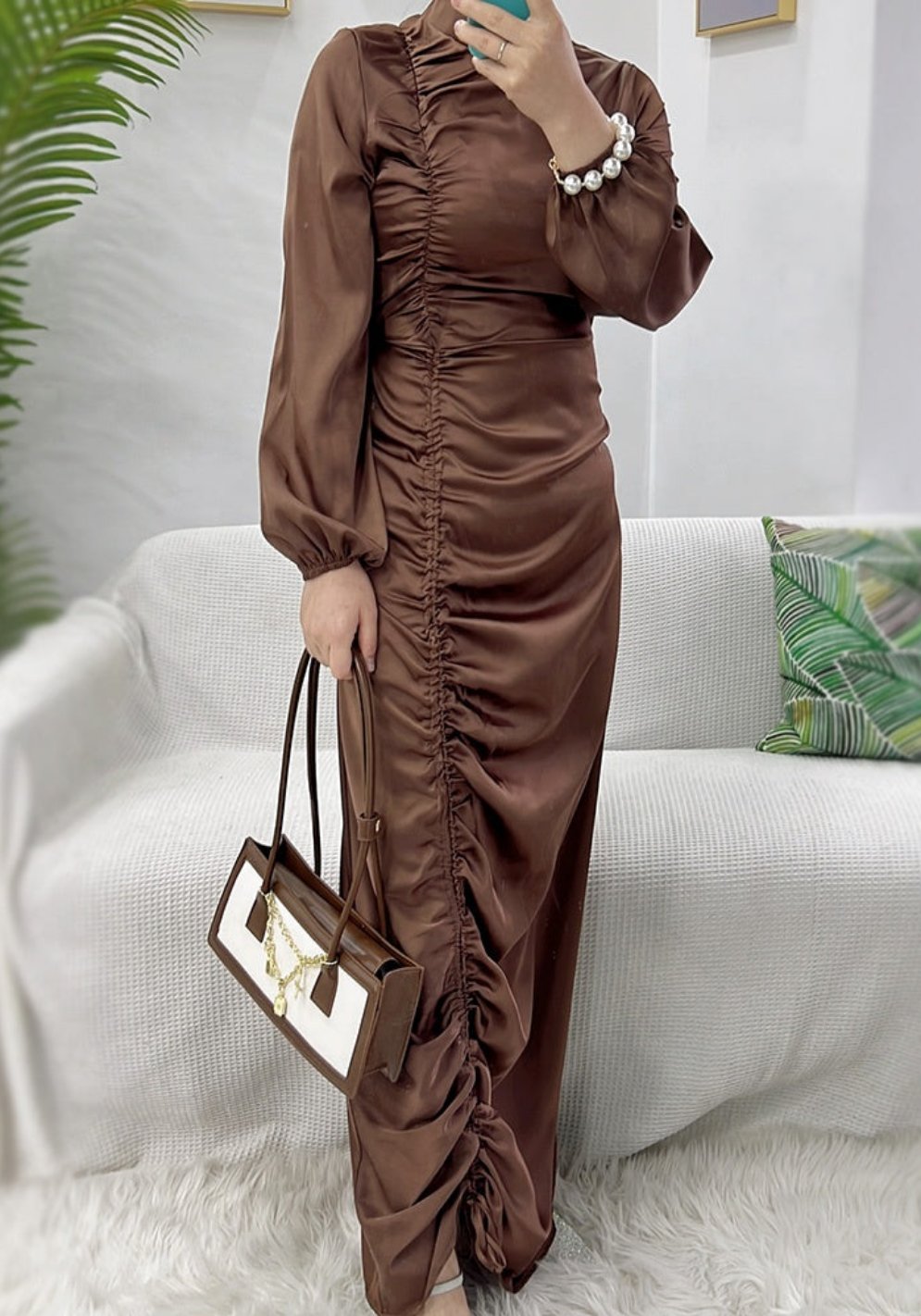 Aainah Pleated Dress