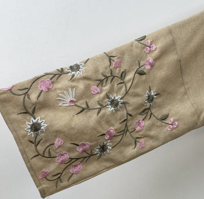 Floral Embroidery Abaya