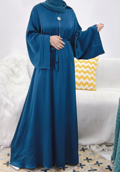 Samreen Satin Abaya