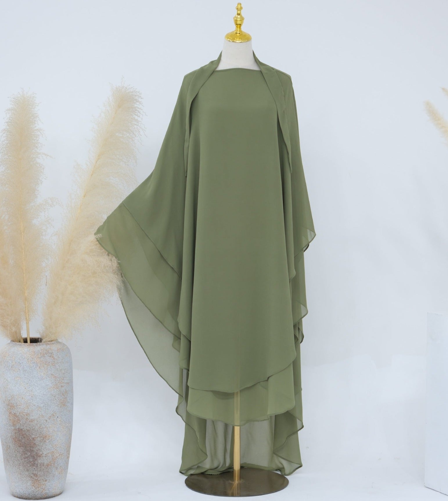 Rumaisa Chiffon Khimar
