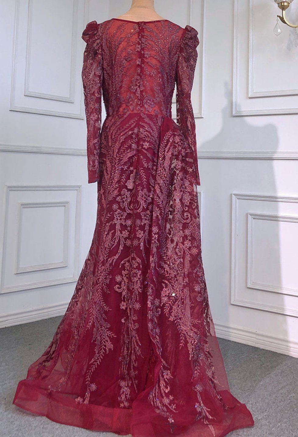 Suhana Beaded Evening Gown