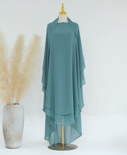 Rumaisa Chiffon Khimar
