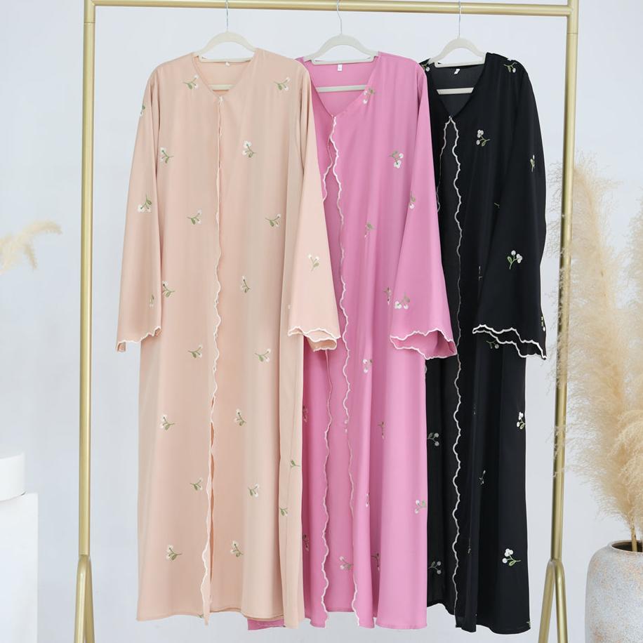 Zaleri Floral Abaya Set