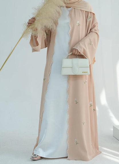 Zaleri Floral Abaya Set