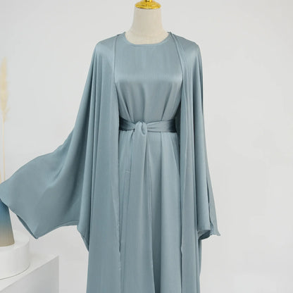 Lamiah Satin Abaya Set