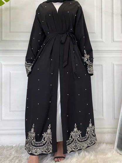 Unaisah Pearl Abaya-Black