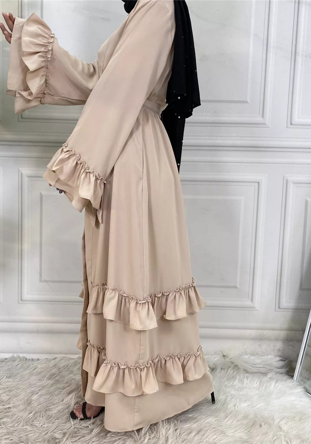 Raina Ruffle Abaya