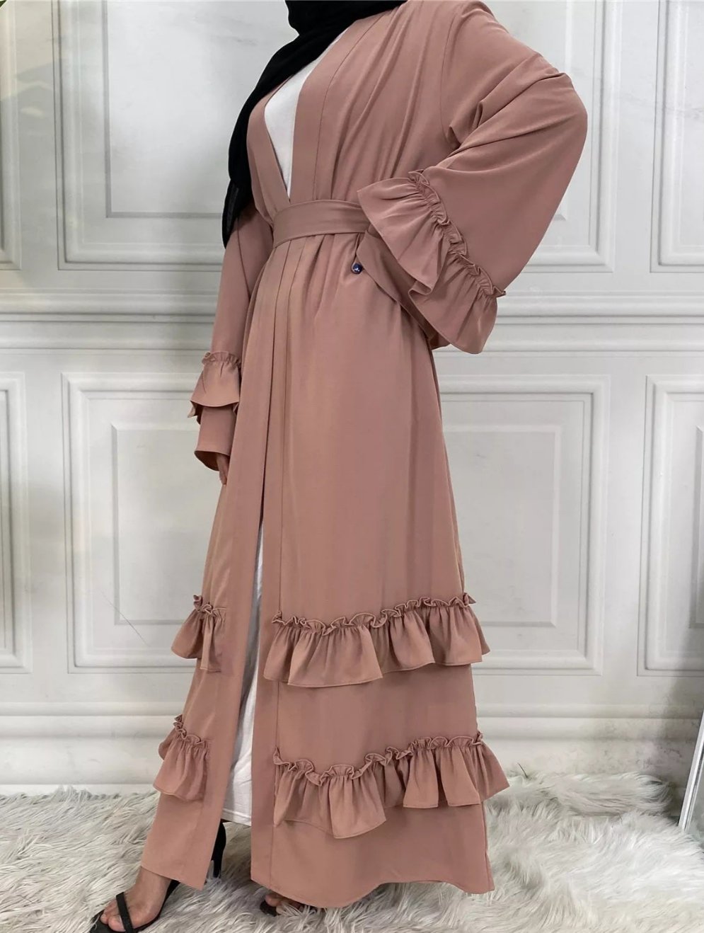 Raina Ruffle Abaya