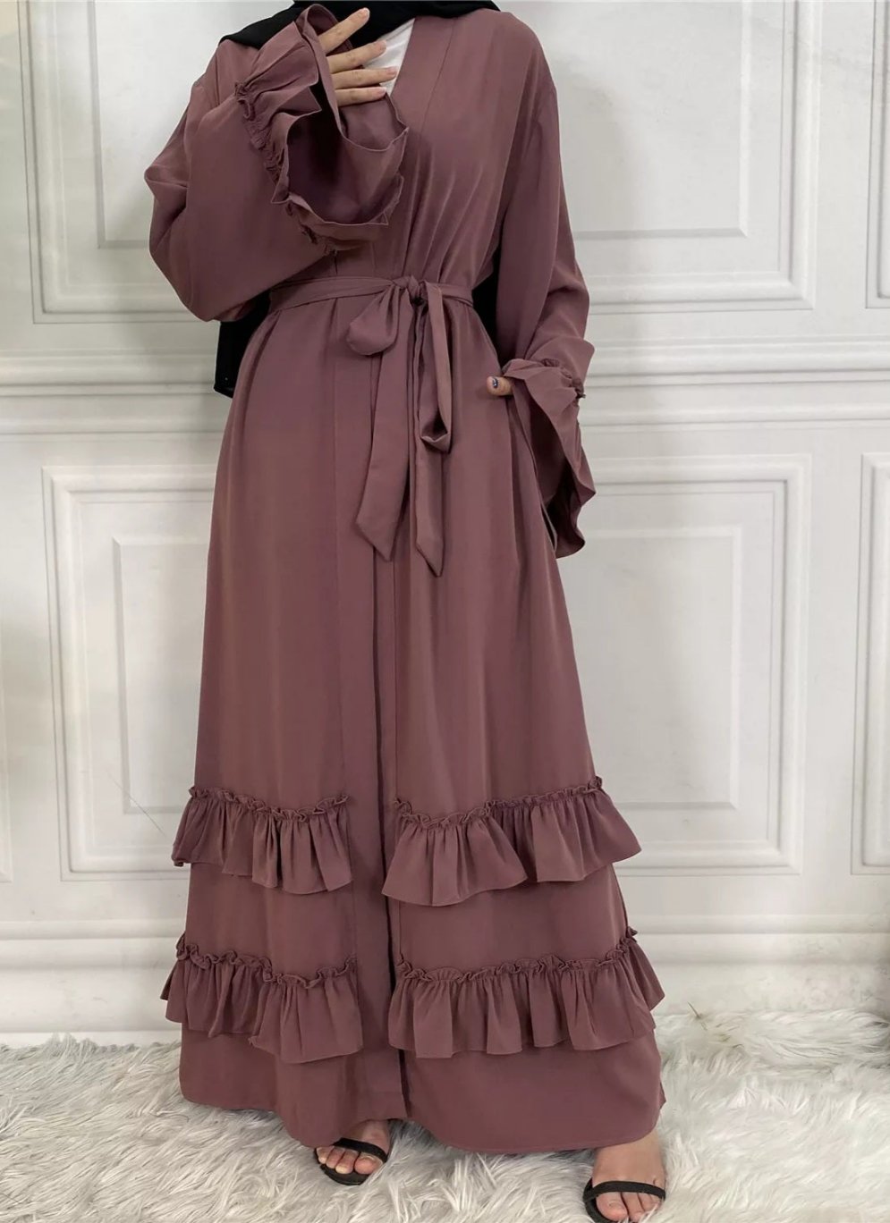 Raina Ruffle Abaya