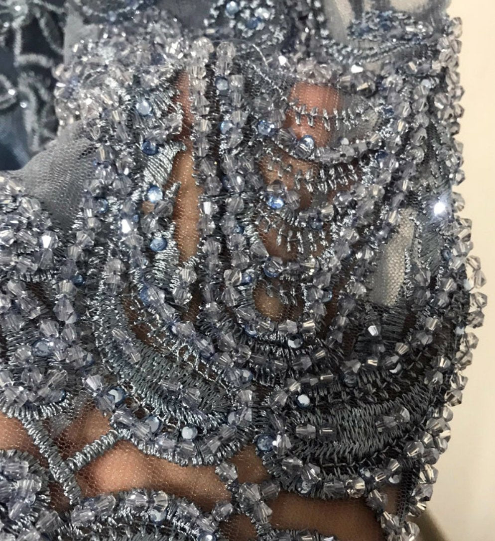 Rayna Beaded Lace Gown