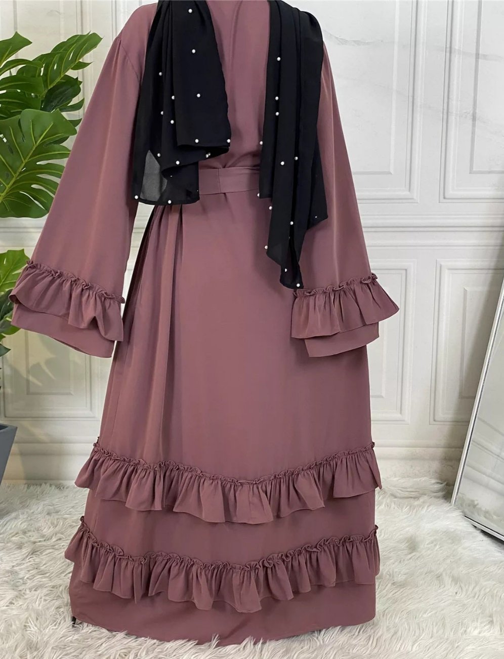 Raina Ruffle Abaya