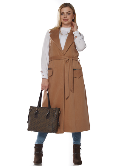 Women's long vest