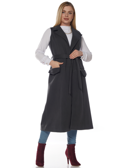 Women's long vest