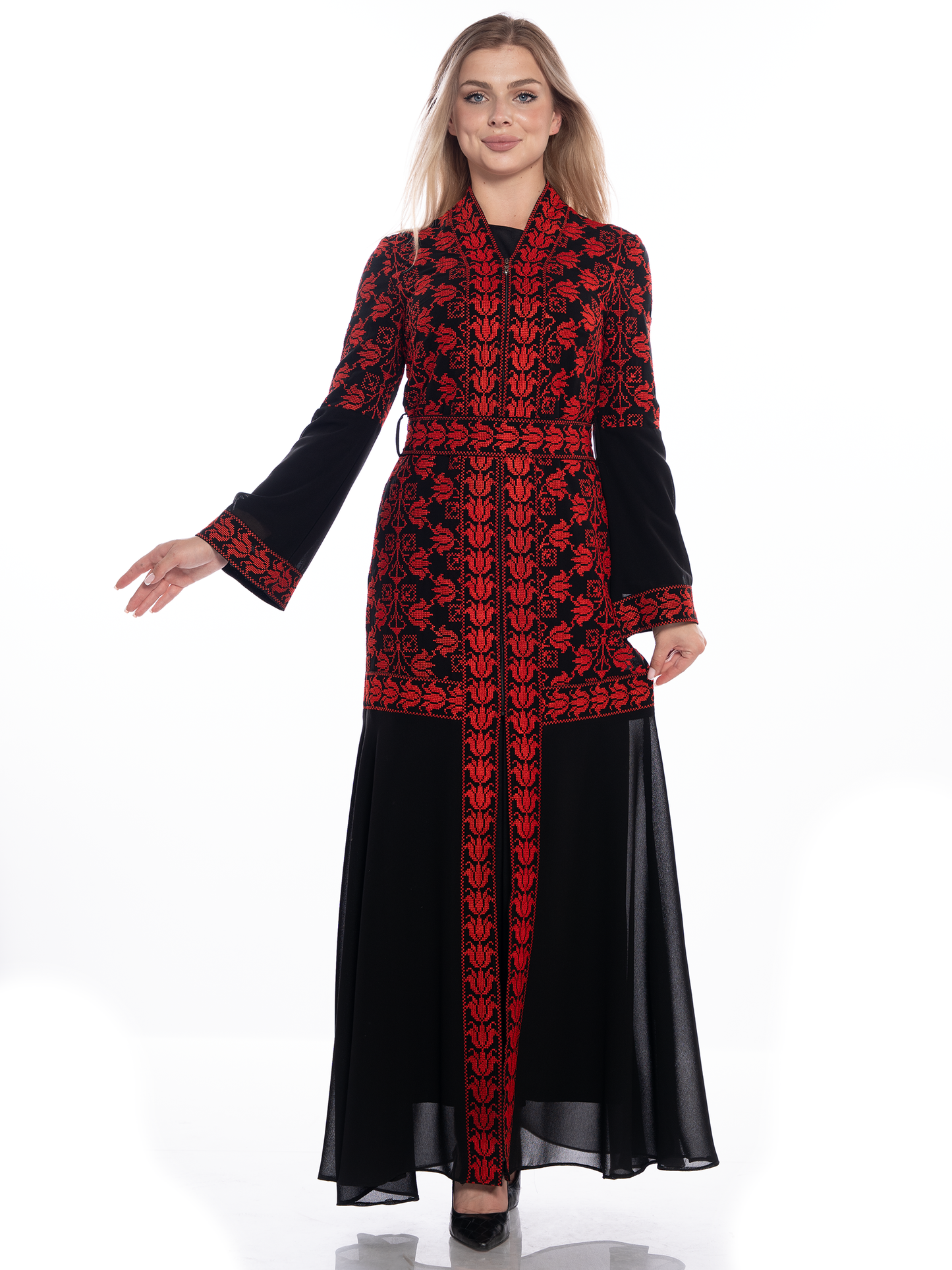 Embroidered bisht