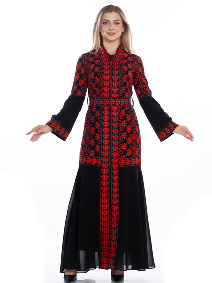 Embroidered bisht