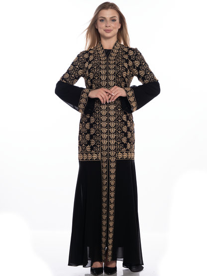 Embroidered bisht