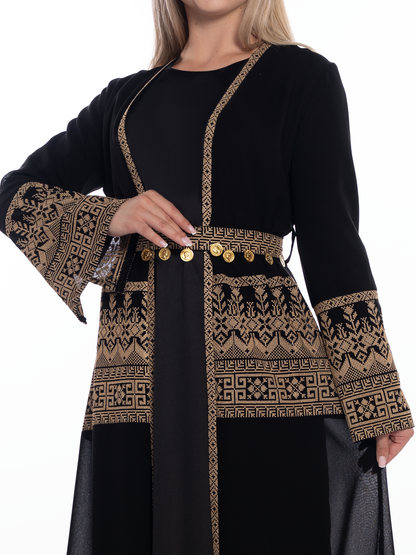 Embroidered bisht