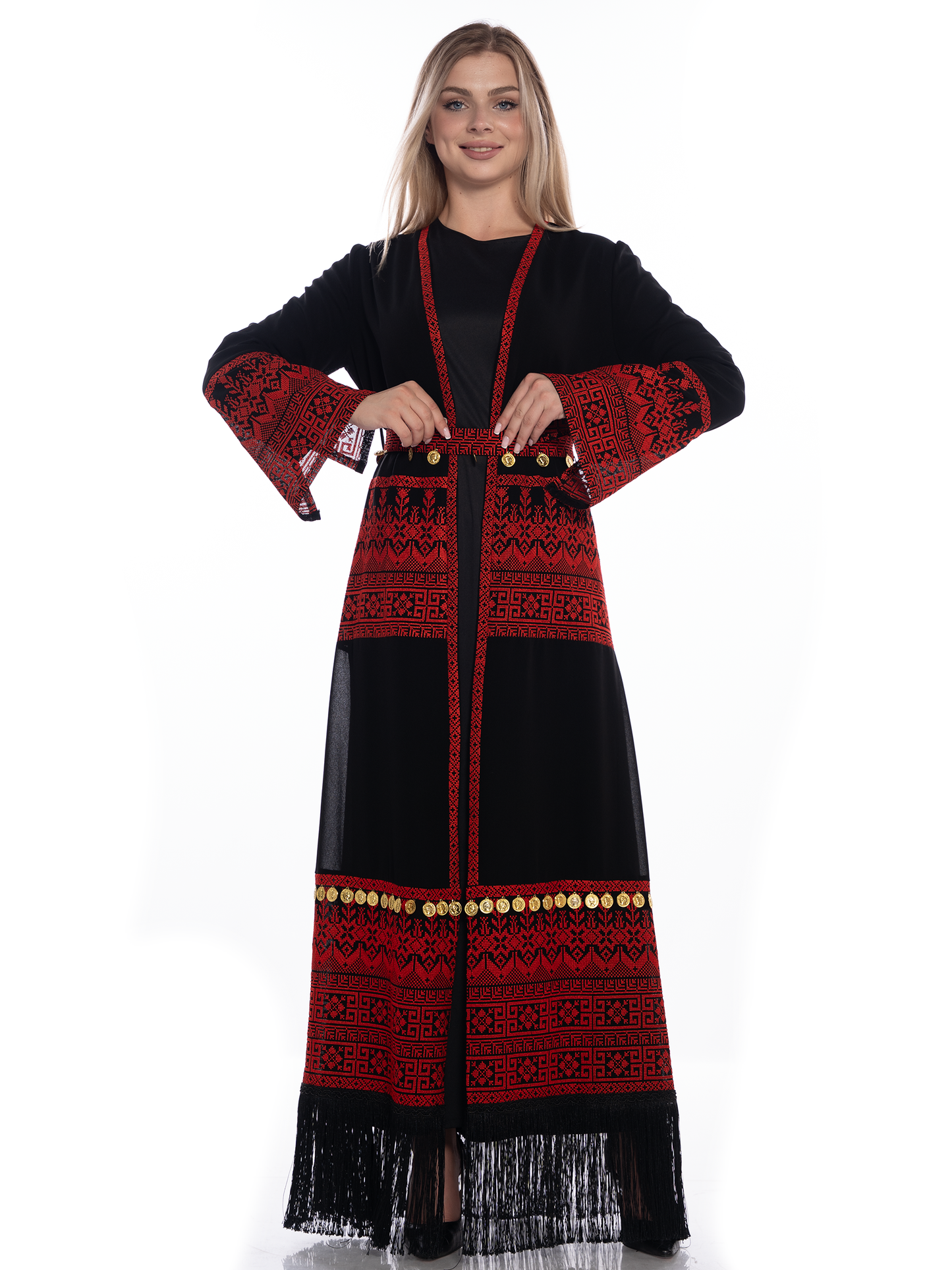 Embroidered bisht