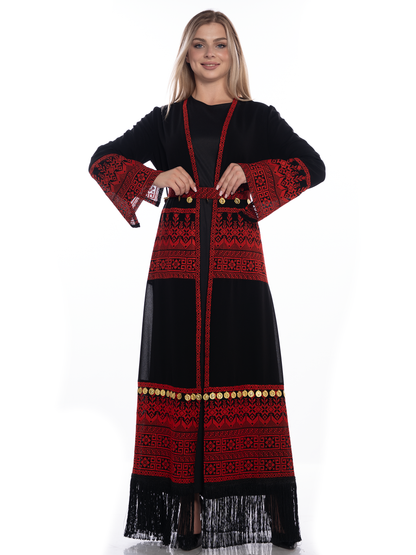 Embroidered bisht