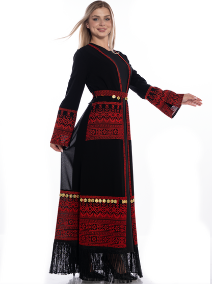 Embroidered bisht