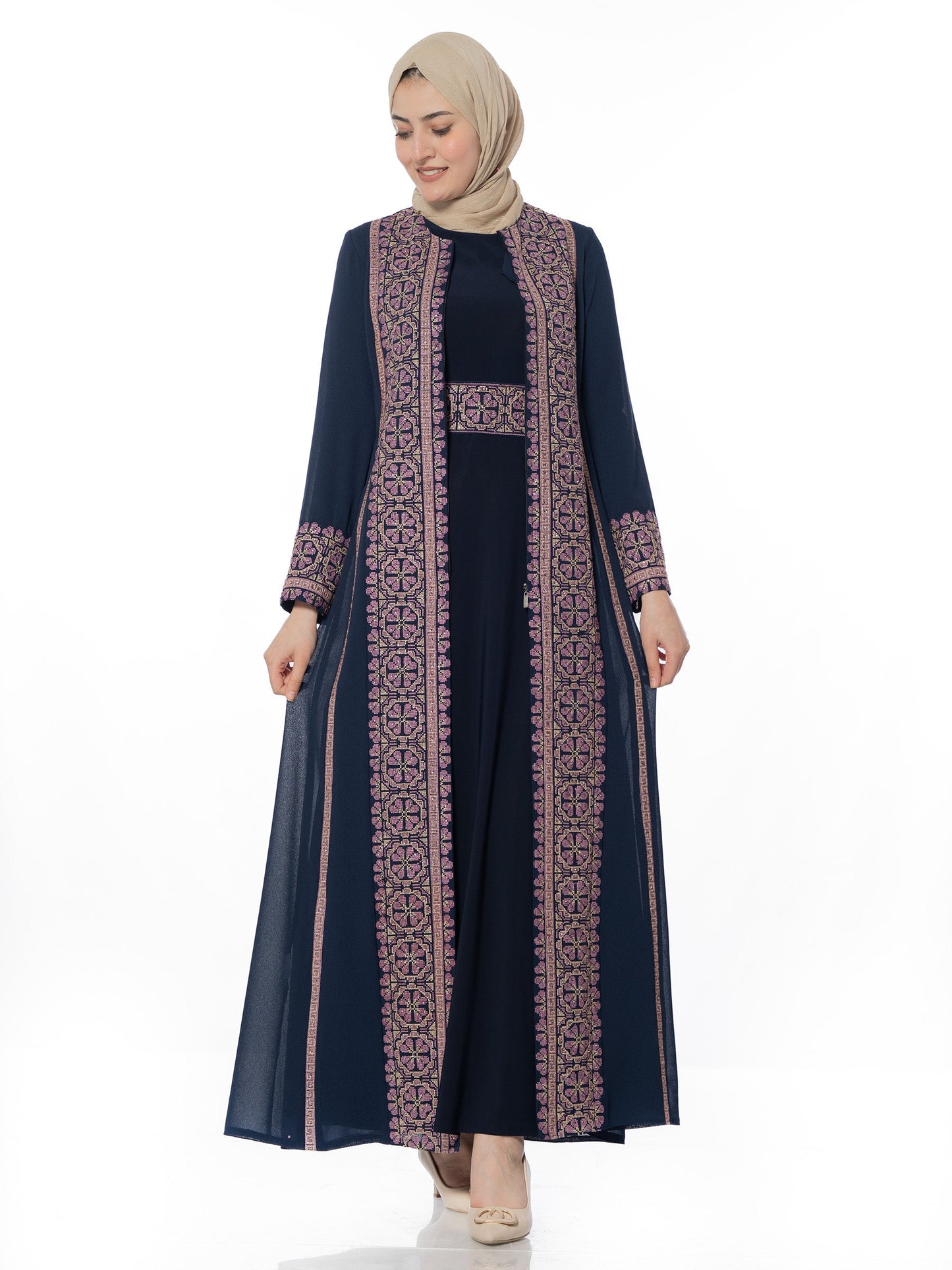 Embroidered caftan