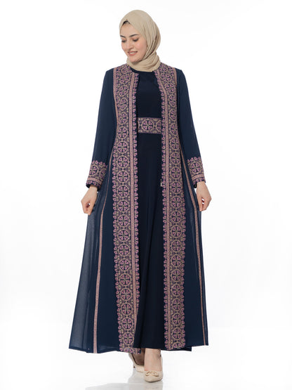 Embroidered caftan