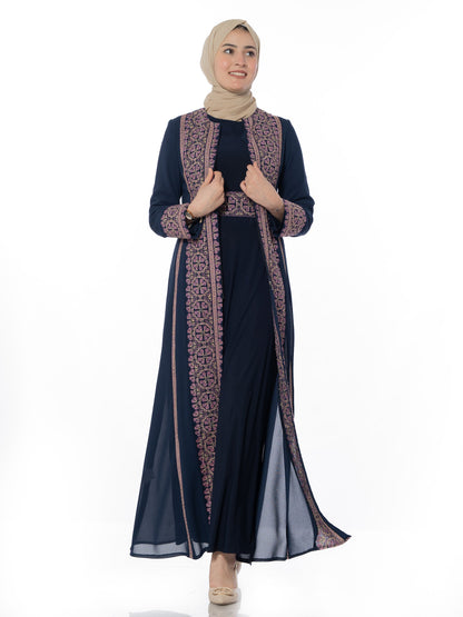Embroidered caftan