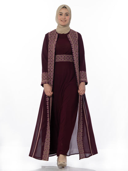 Embroidered caftan