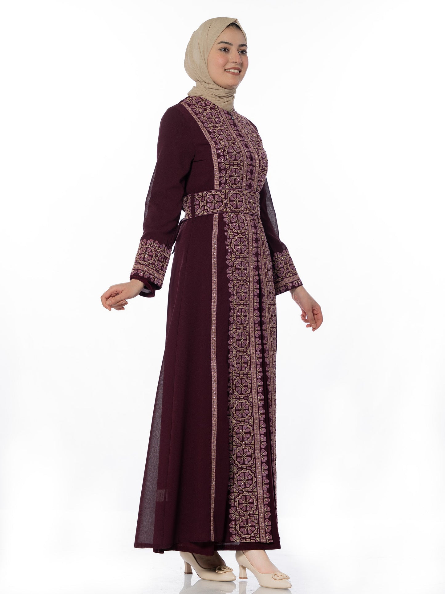Embroidered caftan