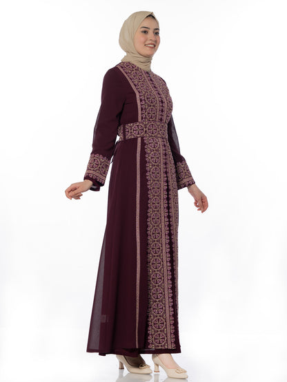 Embroidered caftan