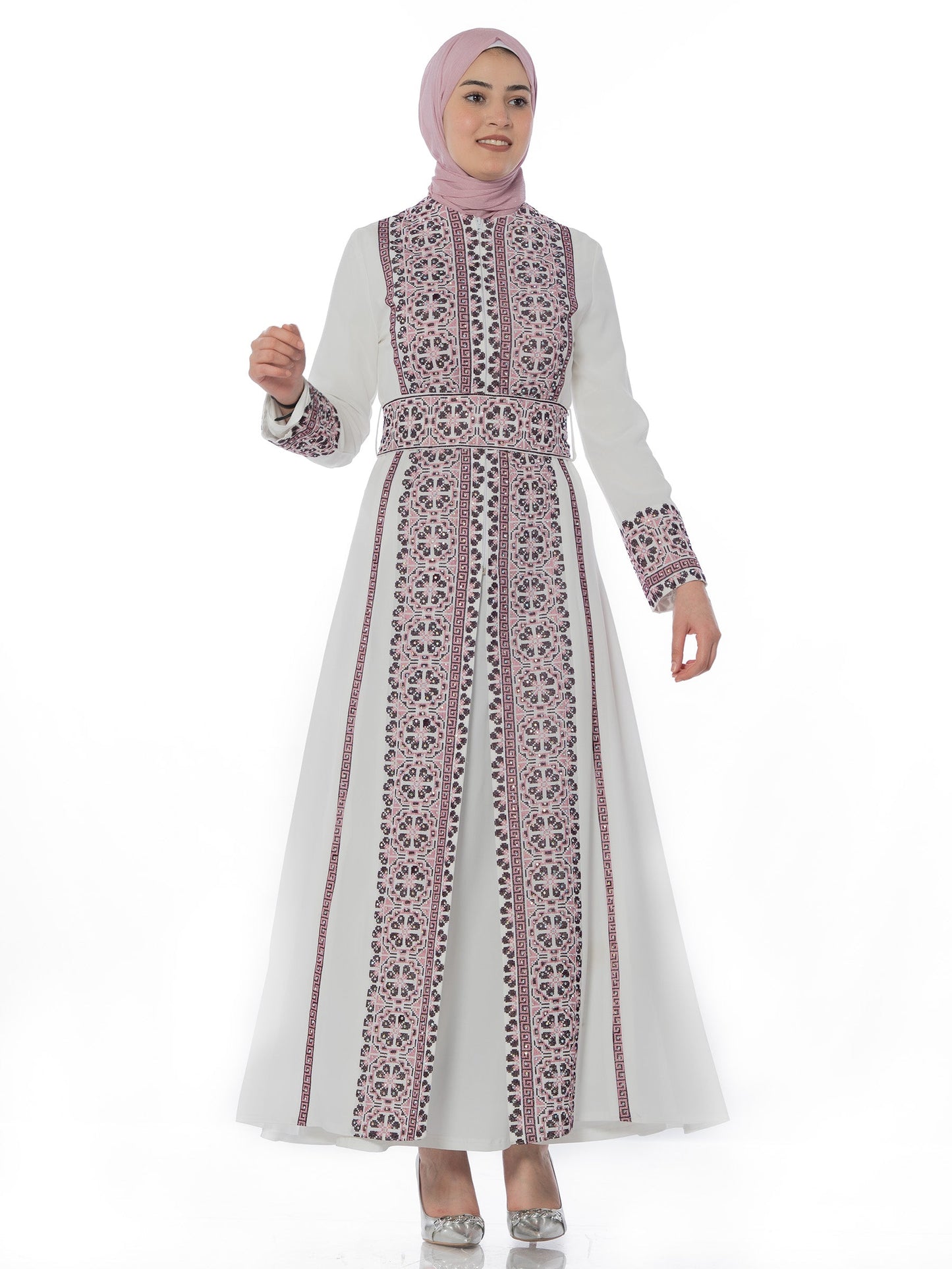 Embroidered caftan